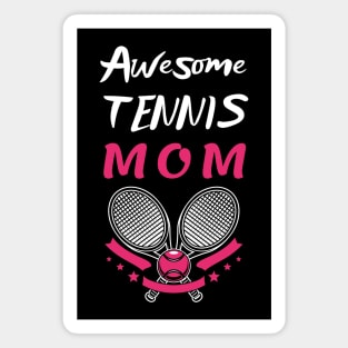 US Open Tennis Mom Racket and Ball Magnet